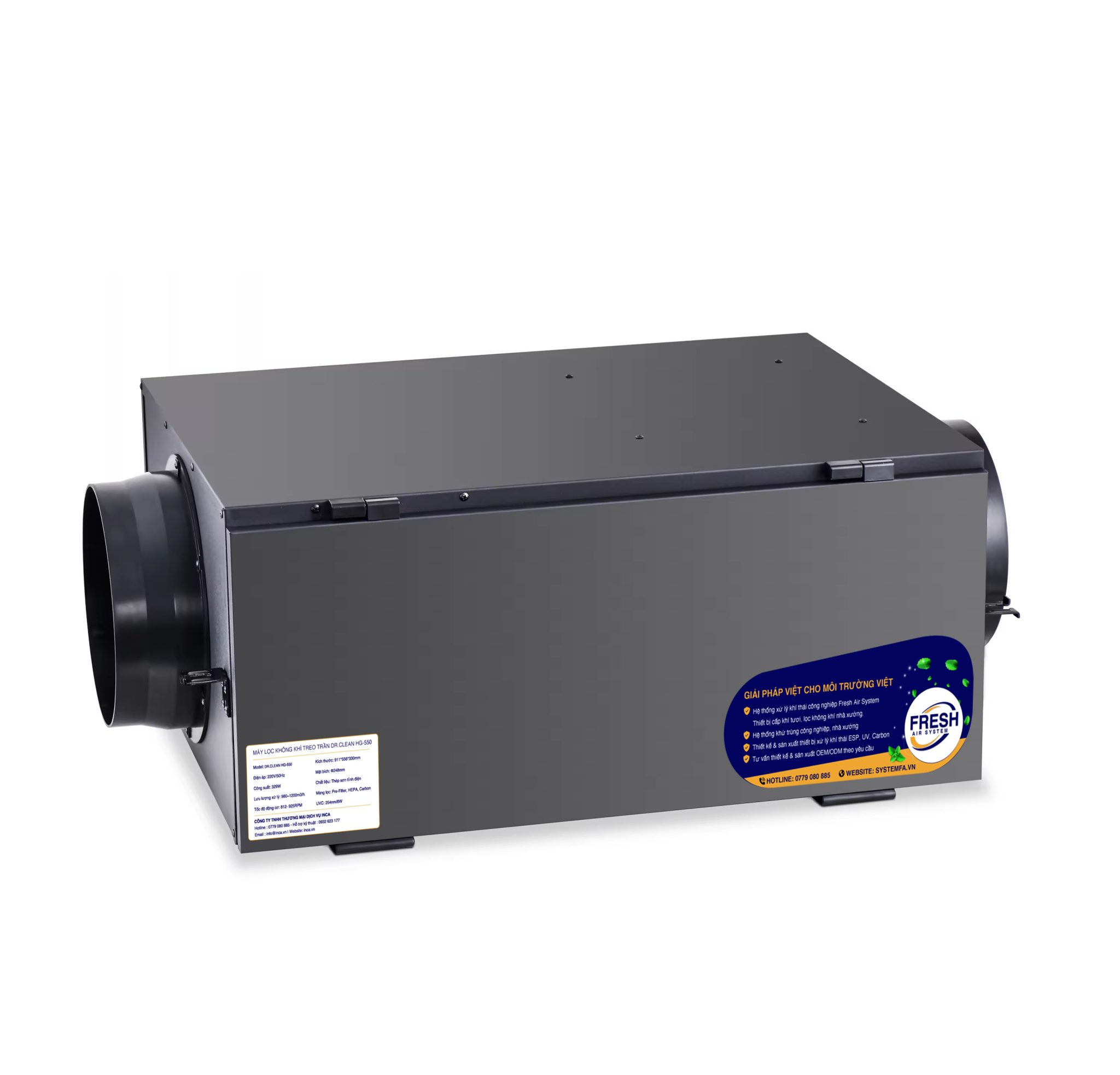 Máy lọc không khí âm trần Fresh Air FA-TH800CMH